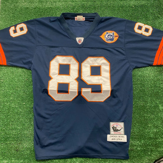 Mike Ditka Chicago Bears Retro Throwback NFL Football Jersey