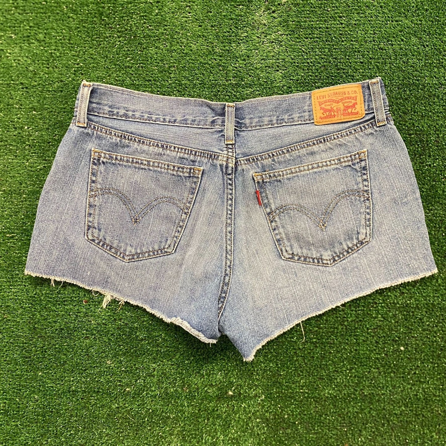 Levi's Studded Vintage Cut-off Denim Jean Shorts Jorts