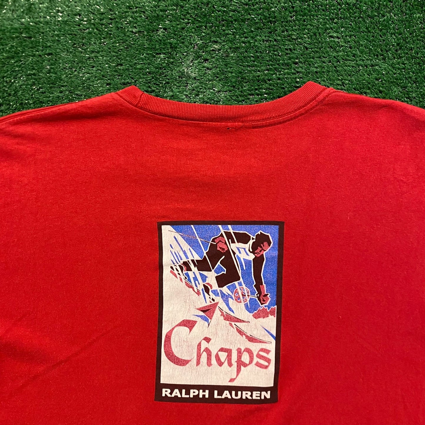 Chaps Ralph Lauren Skiing Vintage 90s Long Sleeve T-Shirt