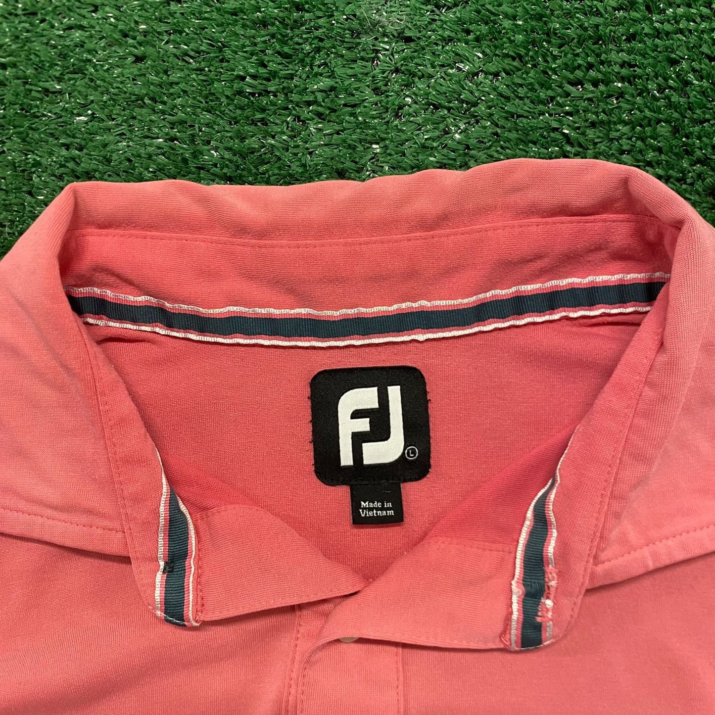 FootJoy Preppy Pink Golf Course Country Club Polo Shirt