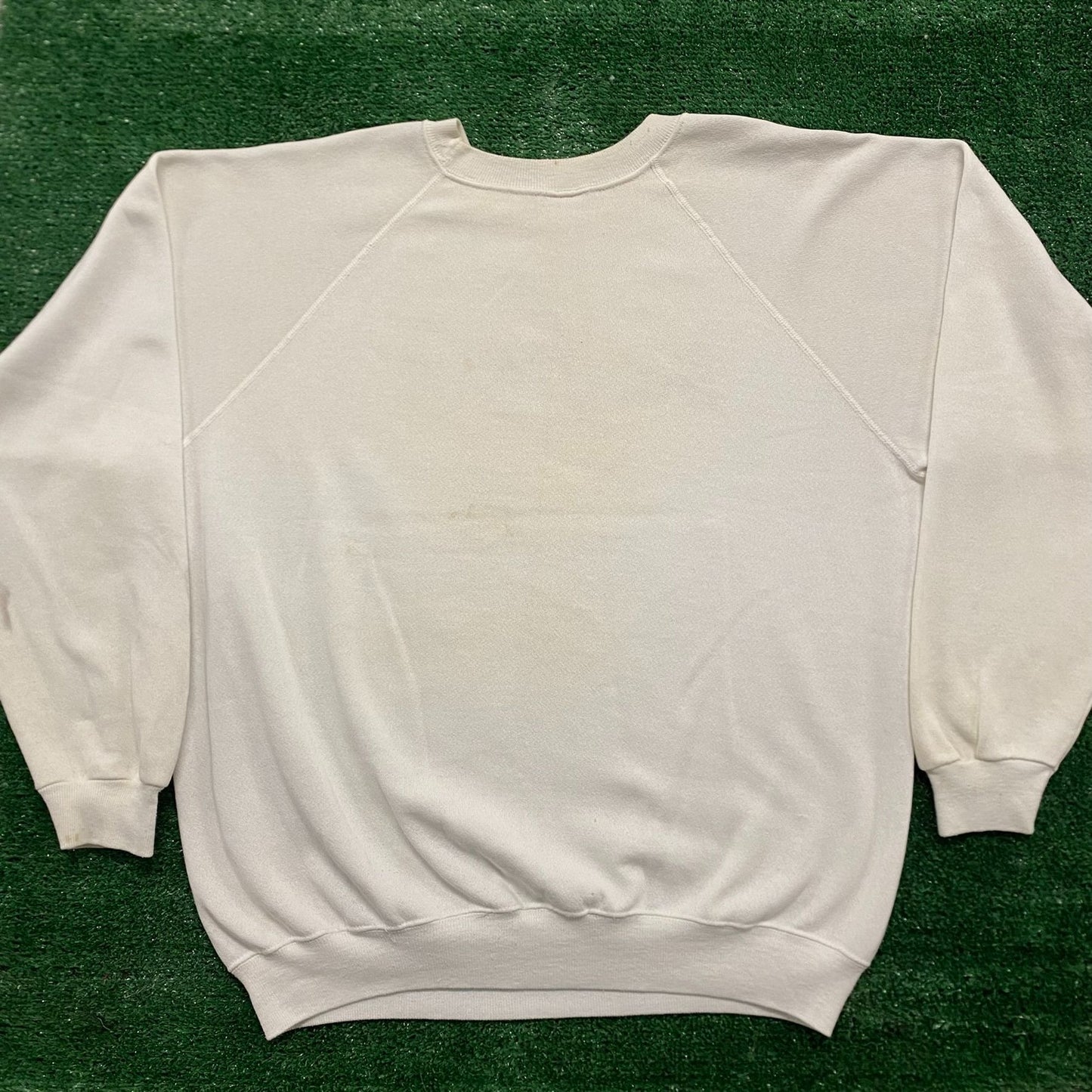 Vintage 80s Hard Rock Cafe Houston White Crewneck Sweatshirt