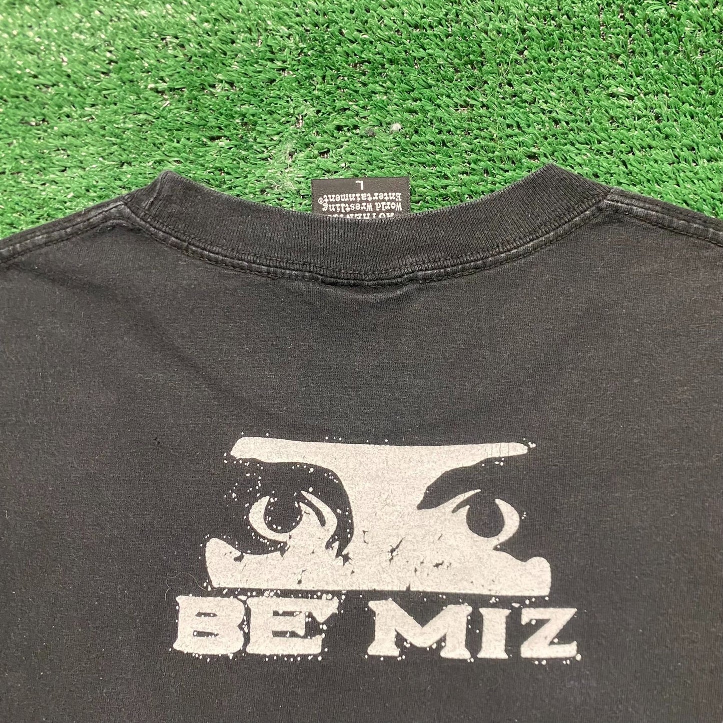 Vintage Y2K WWE Miz Wrestler Shirt Name Tag Wrestling Tee