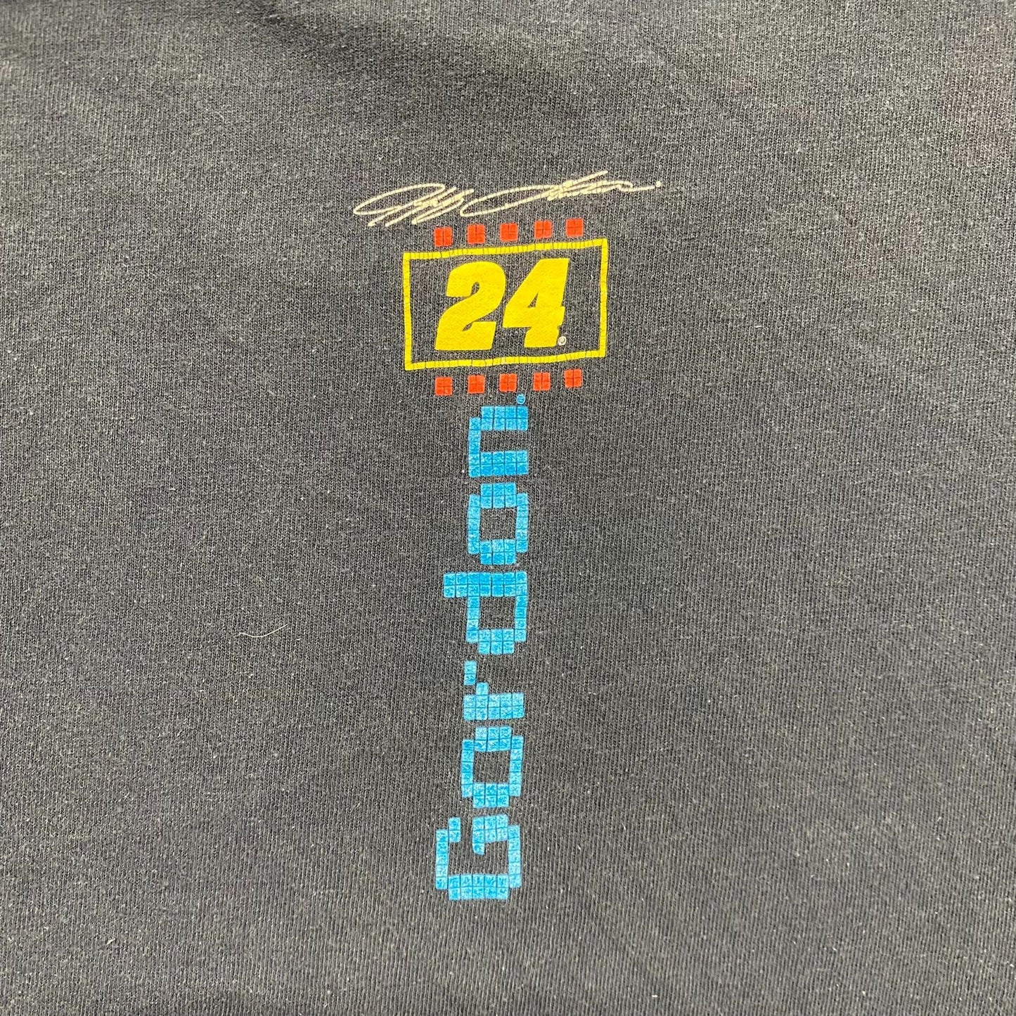 Vintage 90s NASCAR Jeff Gordon Racing Grunge Sun Faded Tee