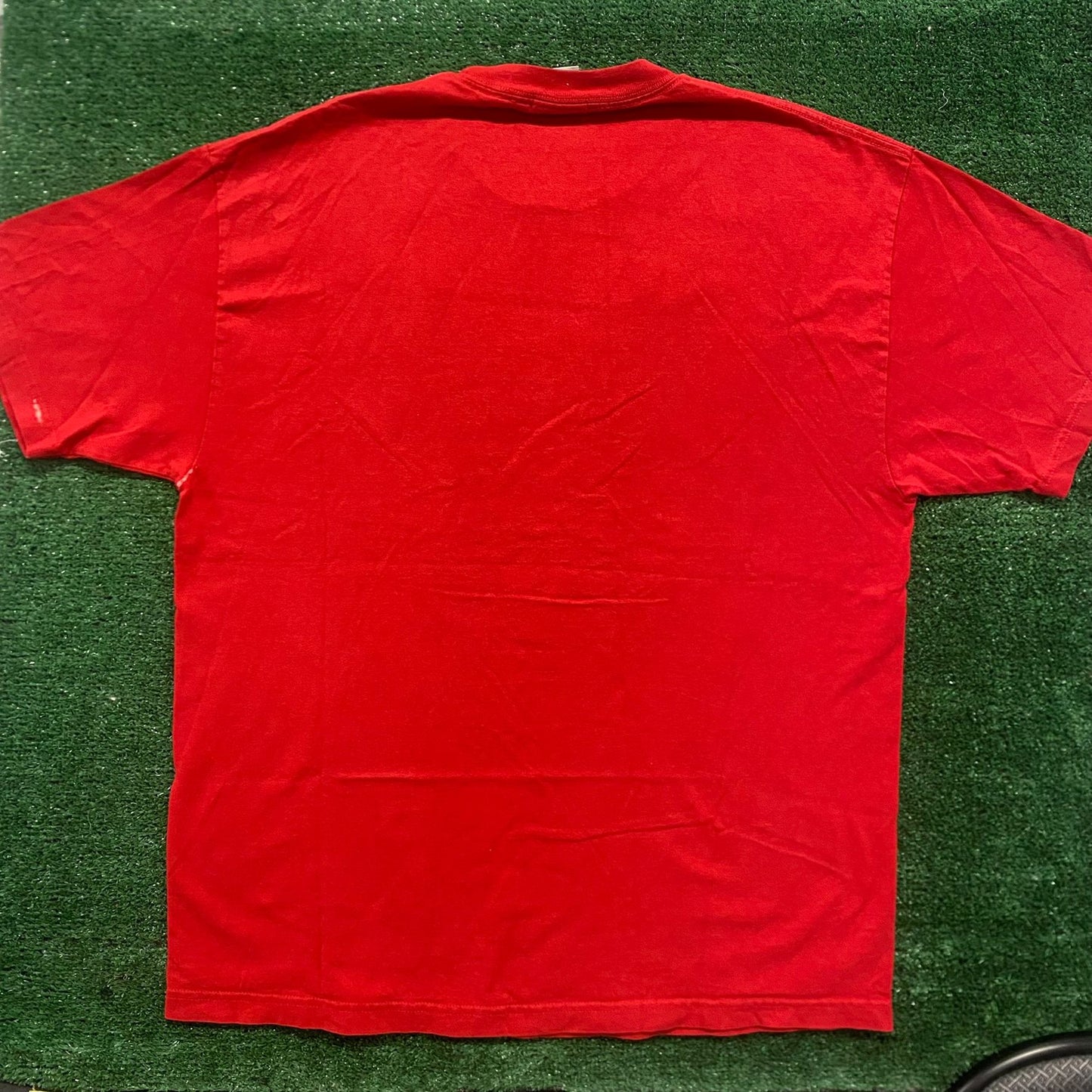 Vintage Y2K Nike Swoosh Shirt Drill Leave Nothing Logo Tee