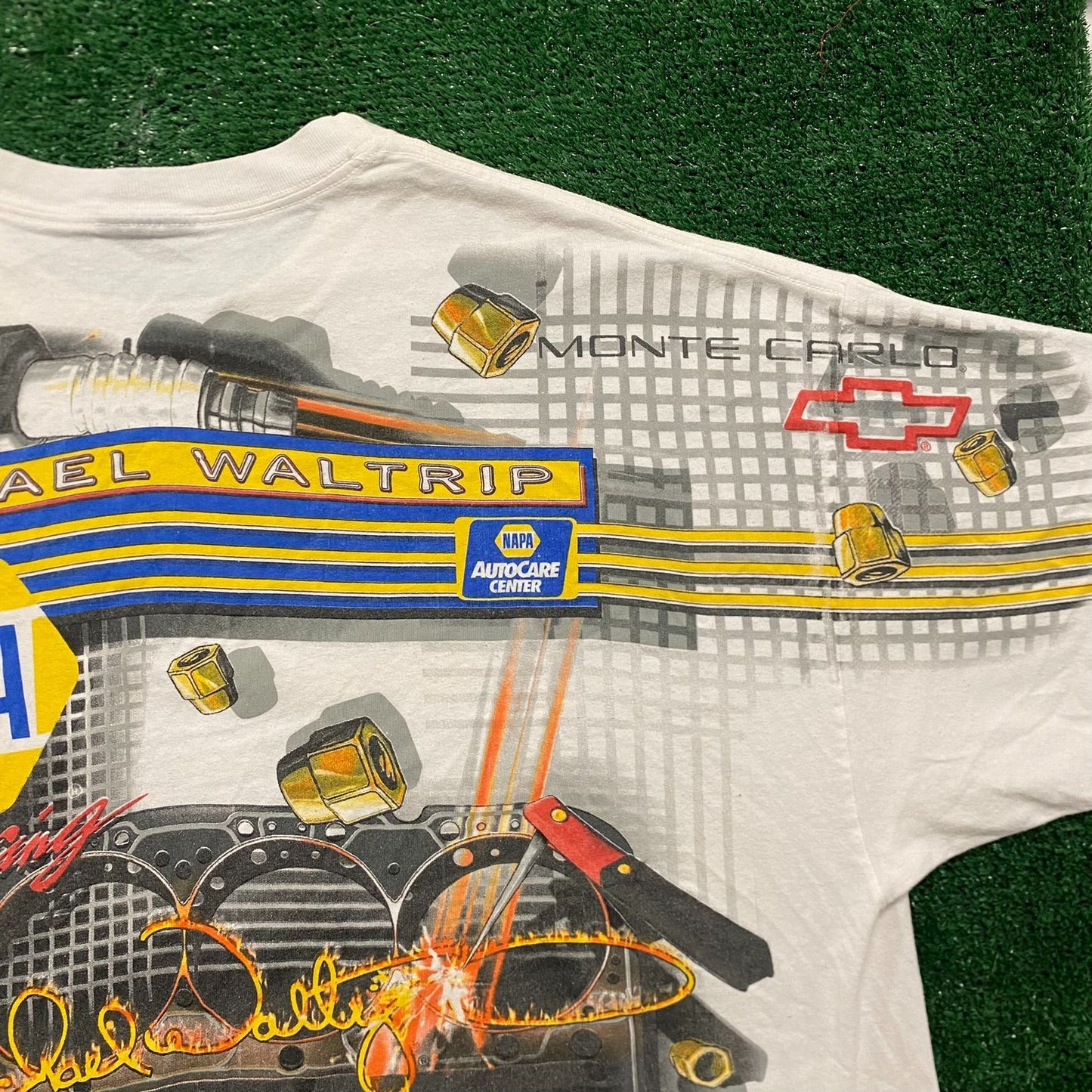 Vintage 90s NAPA NASCAR AOP Baggy Essential Racing Tee