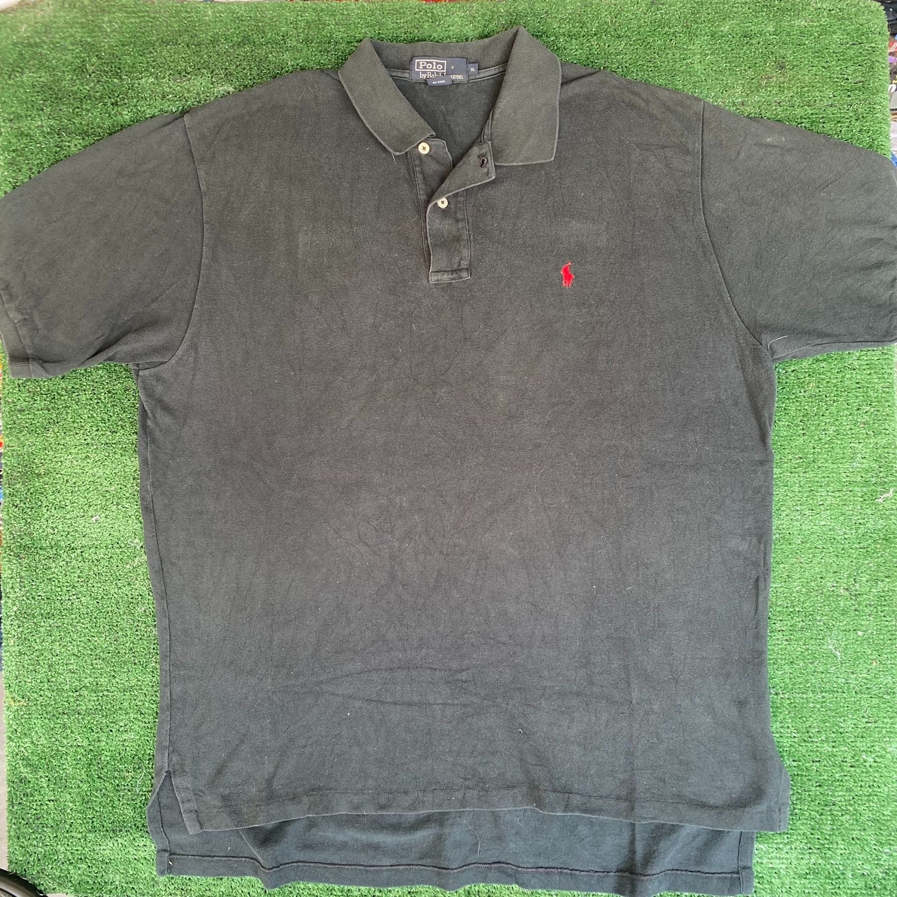 トップス 90s vintage Ralph Lauren polo shirt VINTAGE POLO RALPH LAUREN STRIPED POLO SHIRT 1990S SIZE LARGE MADE IN