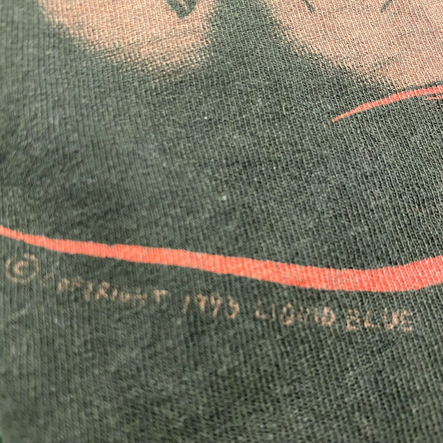 Liquid Blue Dragon Knight AOP Vintage 90s Fantasy T-Shirt