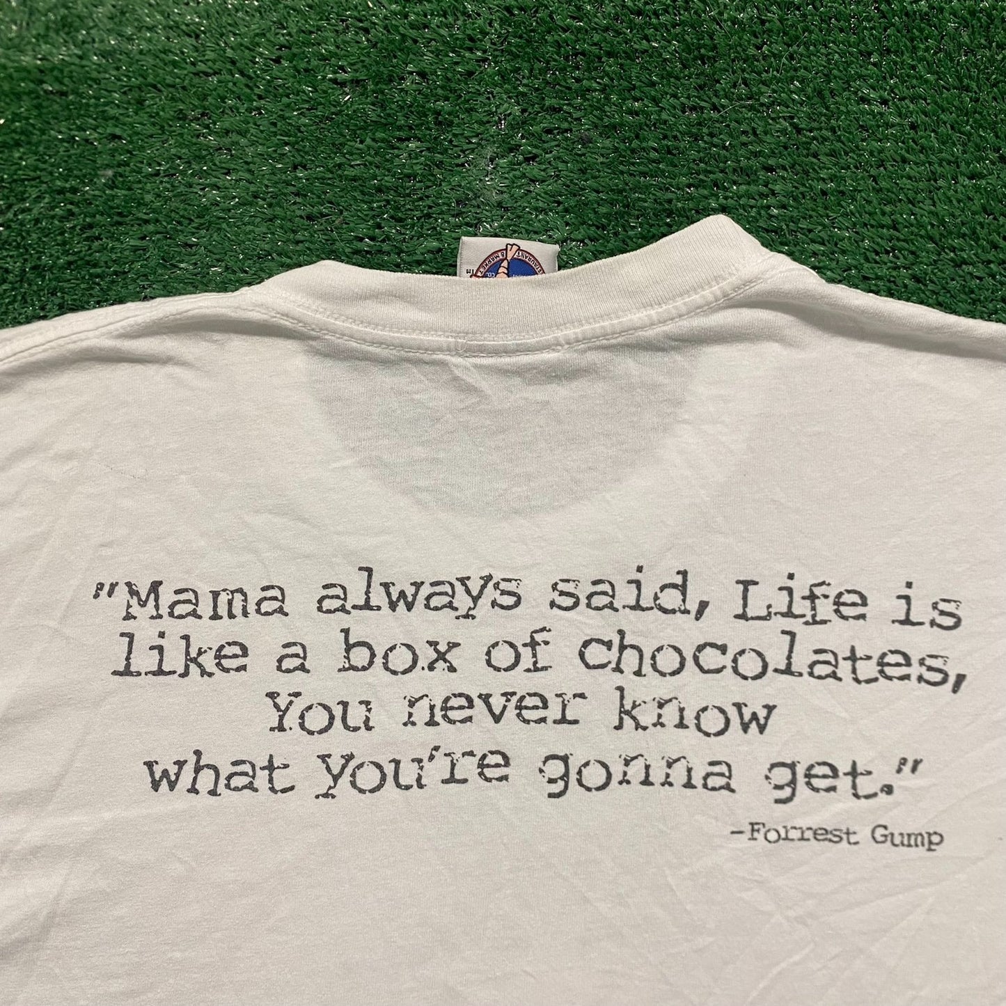 Vintage 90s Bubba Gump Shrimp Maui Movie Quote Tourist Tee