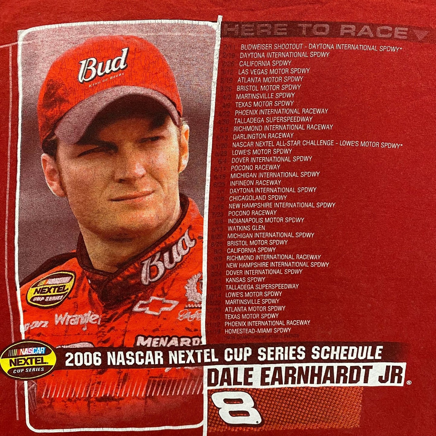 Vintage Y2K Dale Earnhardt NASCAR Essential Racing T-Shirt