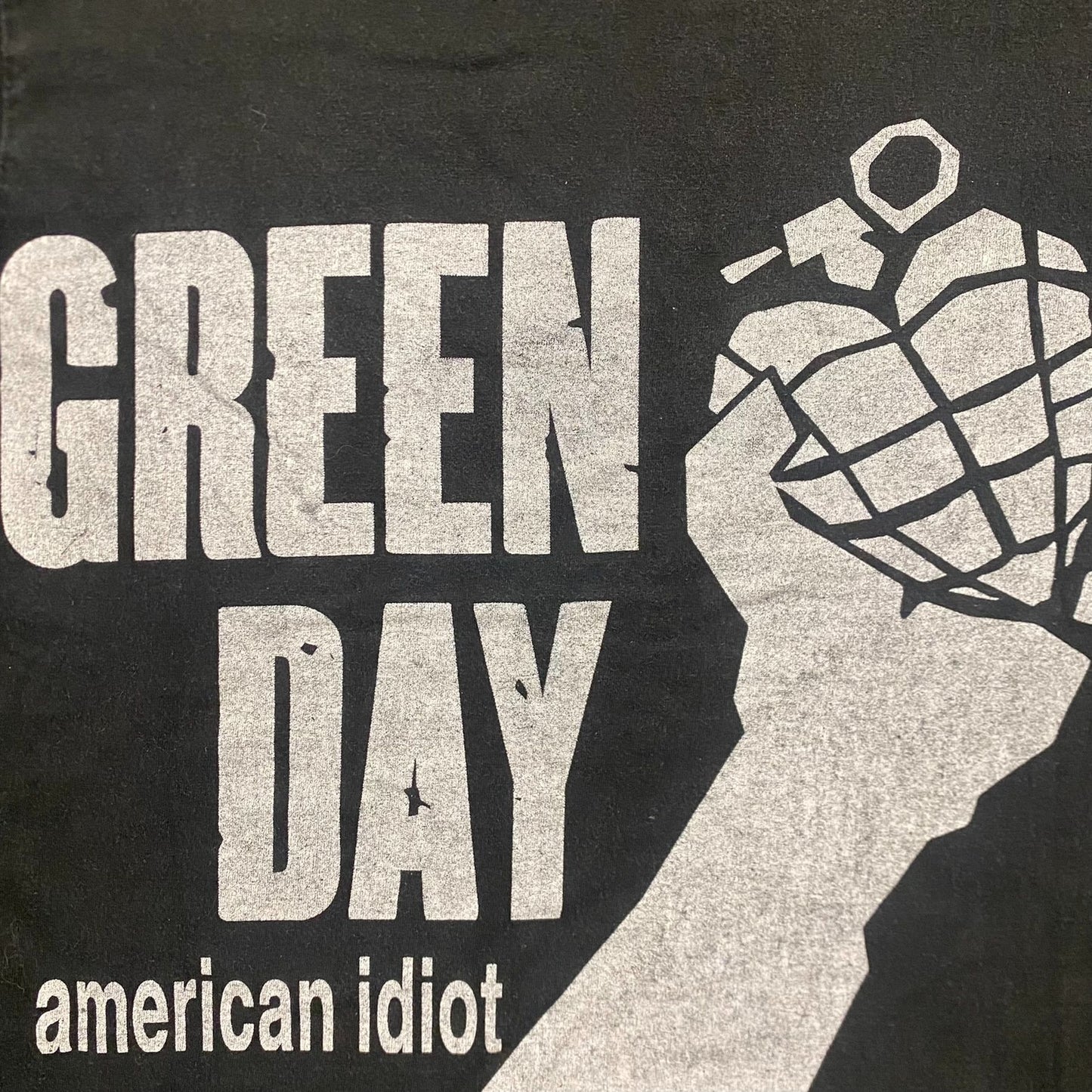 Vintage Y2K Green Day American Idiot Punk Rock Band Tee