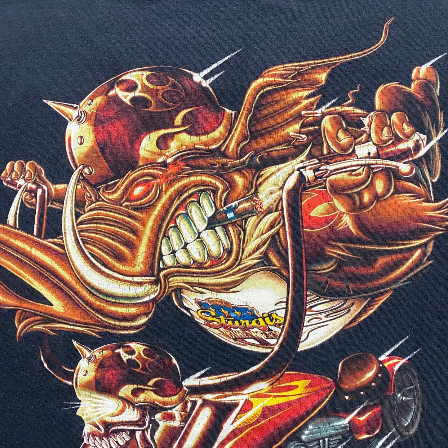 Vintage Y2K Essential Sun Faded Sturgis Bike Week T-Shirt