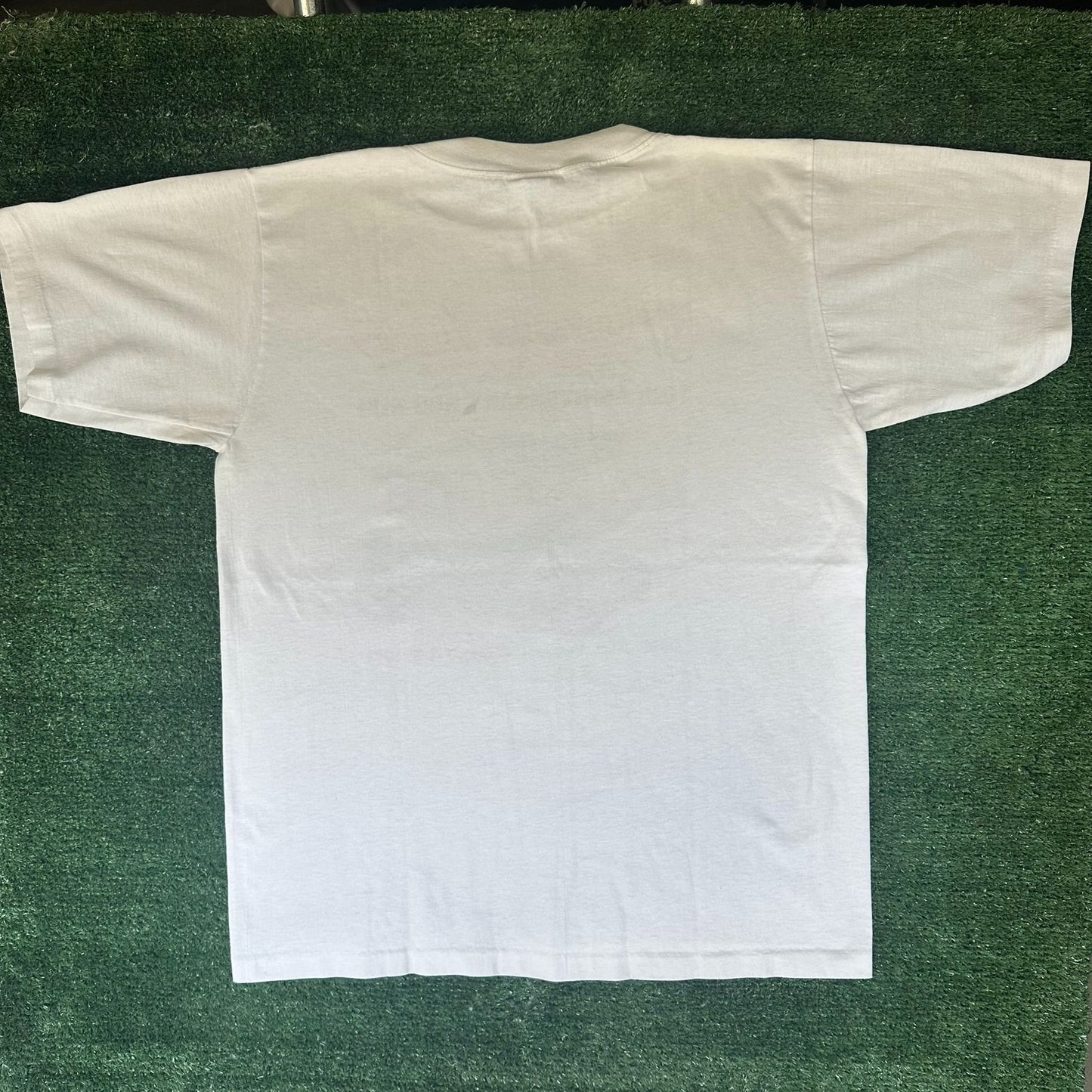 Vintage 90s Champlain Valley Hot Rod Run T-Shirt Single Stitch White Large