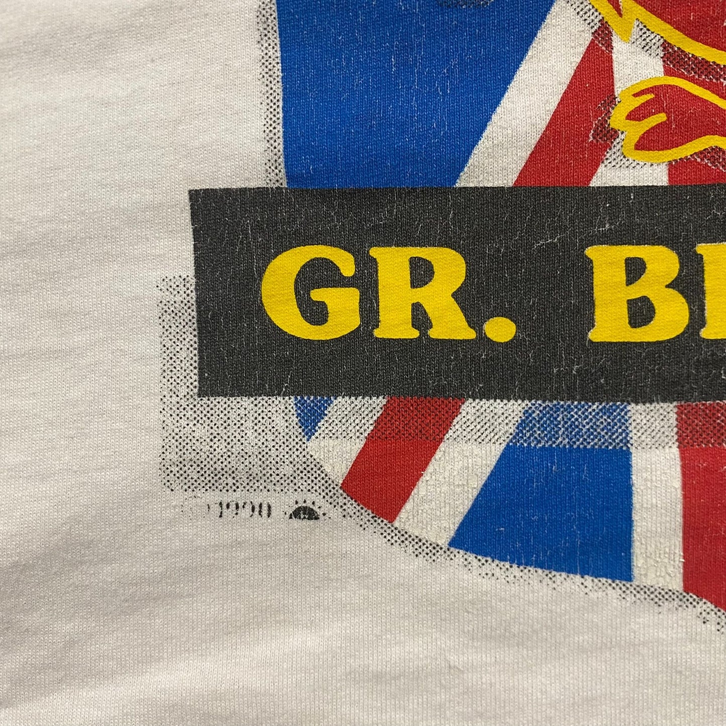 Vintage 80s England Great Britain Single Stitch College Tee