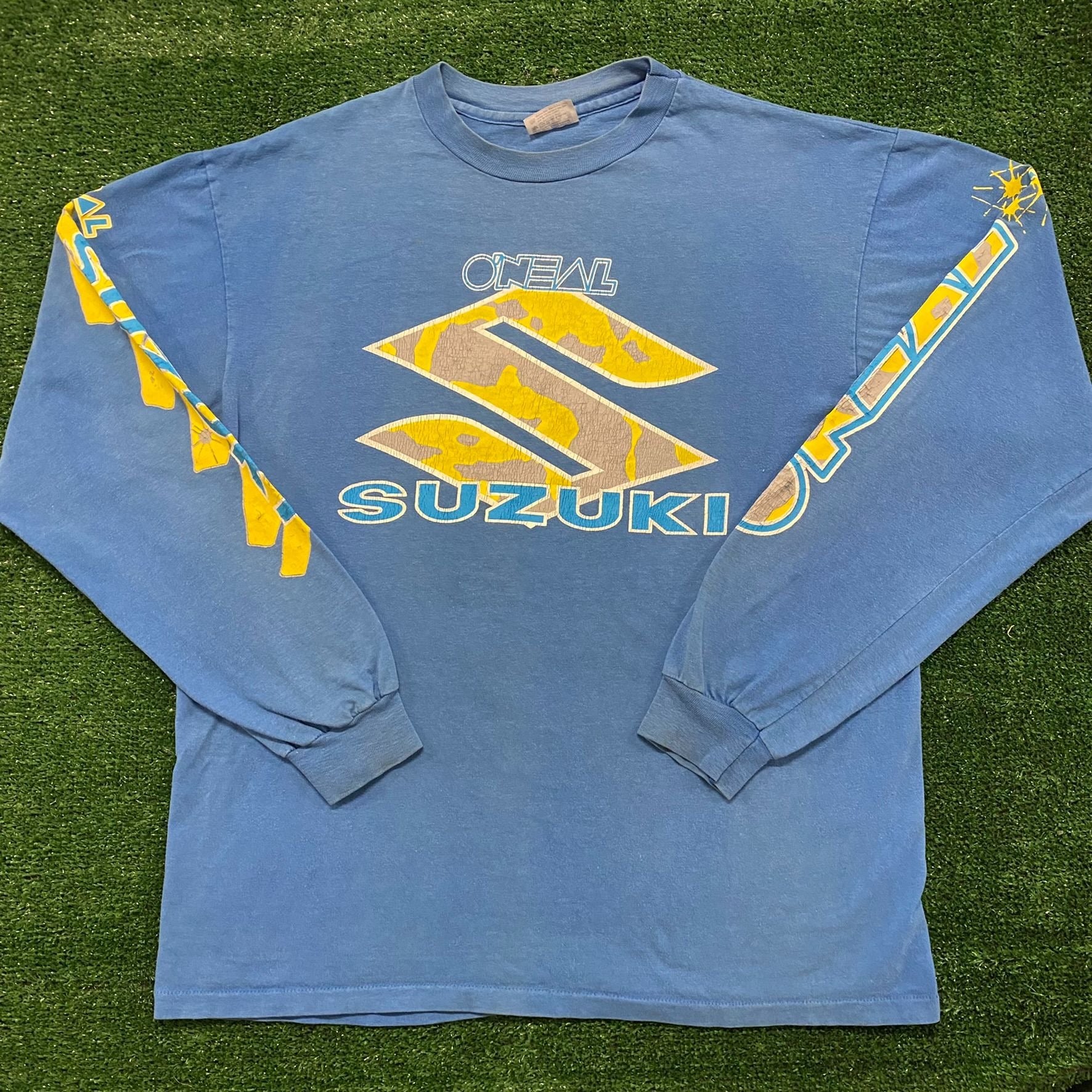 Suzuki O'Neal Vintage 80s MotoX Biker Racing T-Shirt – Agent Thrift