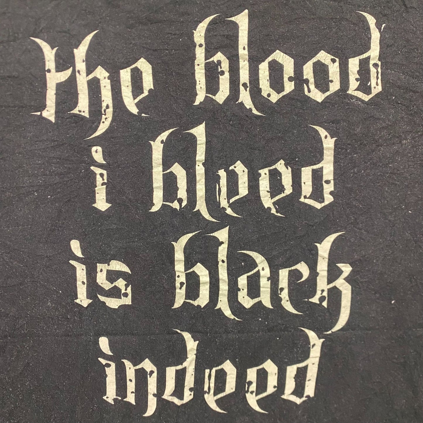 Vintage Y2K High on Fire Goth Emo Sun Faded Metal Band Tee