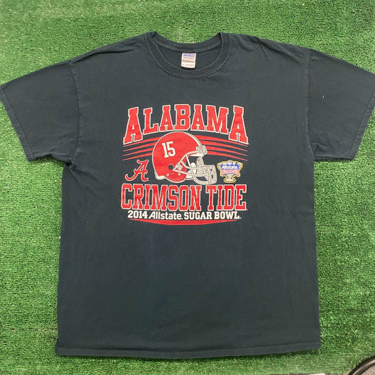 Vintage Y2K Alabama Crimson Tide Football College Sports Tee