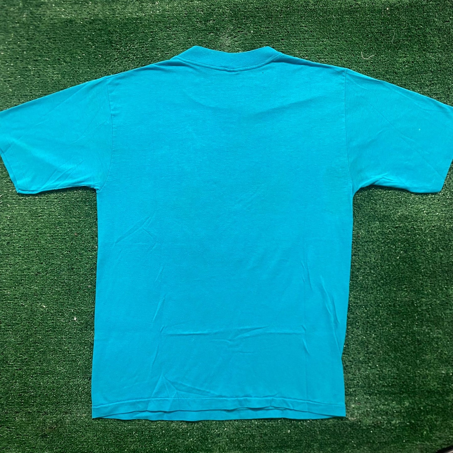 Vintage 80s Disney World Shirt Blue Single Stitch Florida Tee