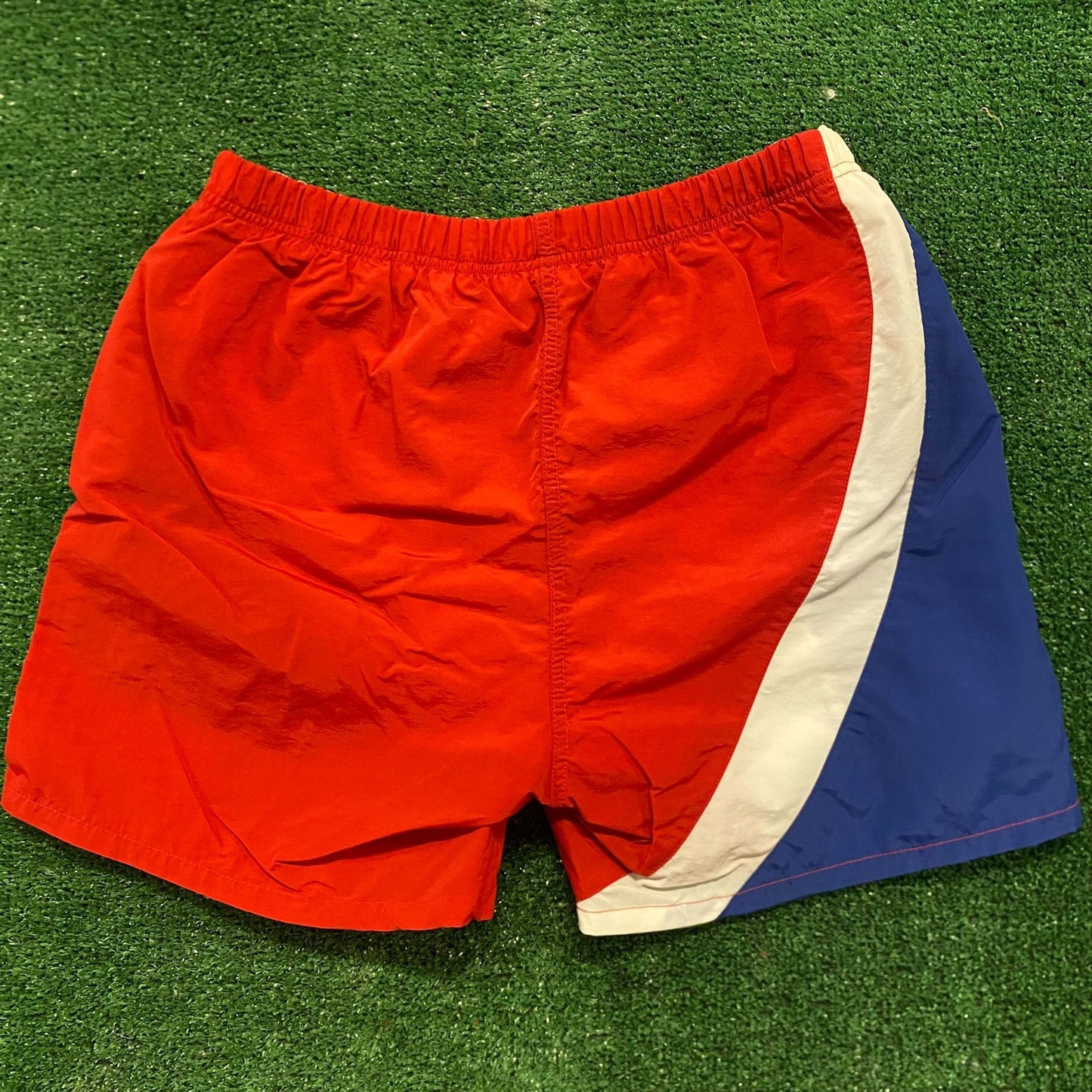 Nautica Competition Swimwear Striped Swim Trunks Shorts