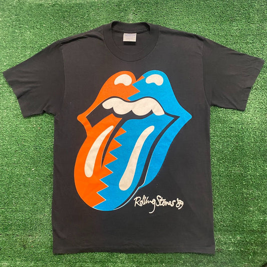 Vintage 80s Rolling Stones Tour Single Stitch Rock Band Tee