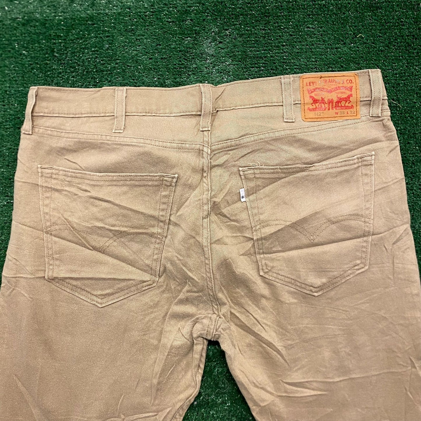 Levi's 512 Slim Taper Vintage Denim Jeans Pants