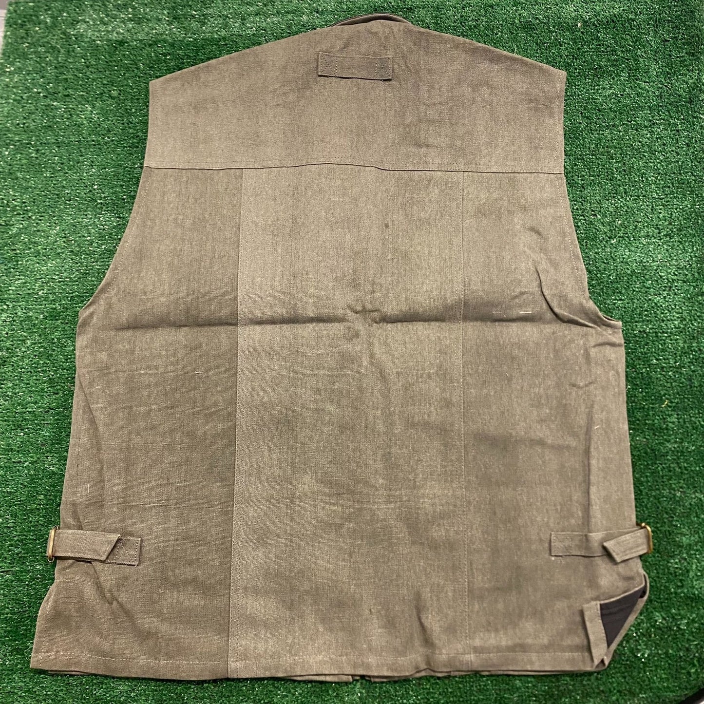 Gray Western Denim Cowboy Rancher Hunting Vest