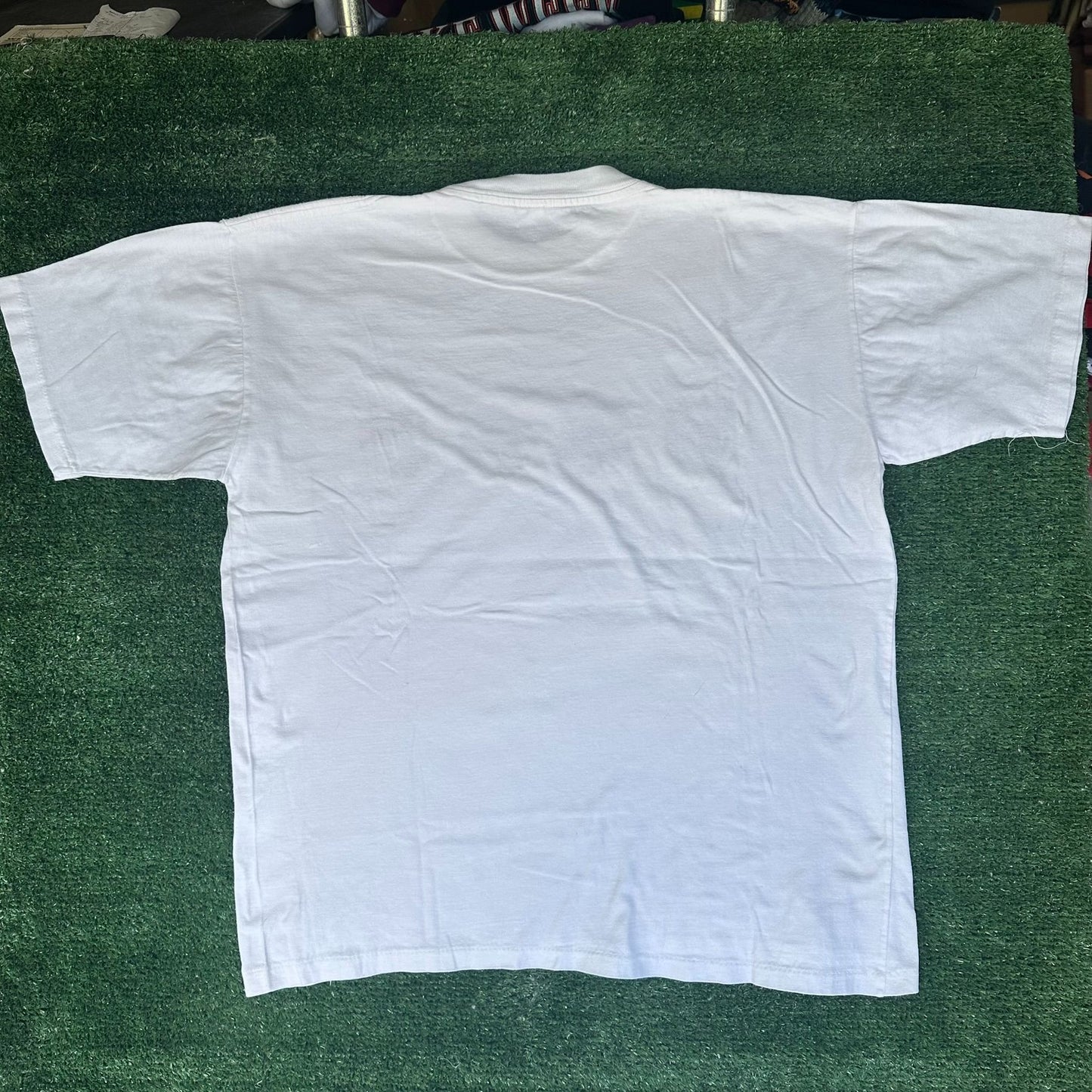 Vintage 90s Japanese Kanji Letters T-Shirt Single Stitch Punk Weeb Otaku White L