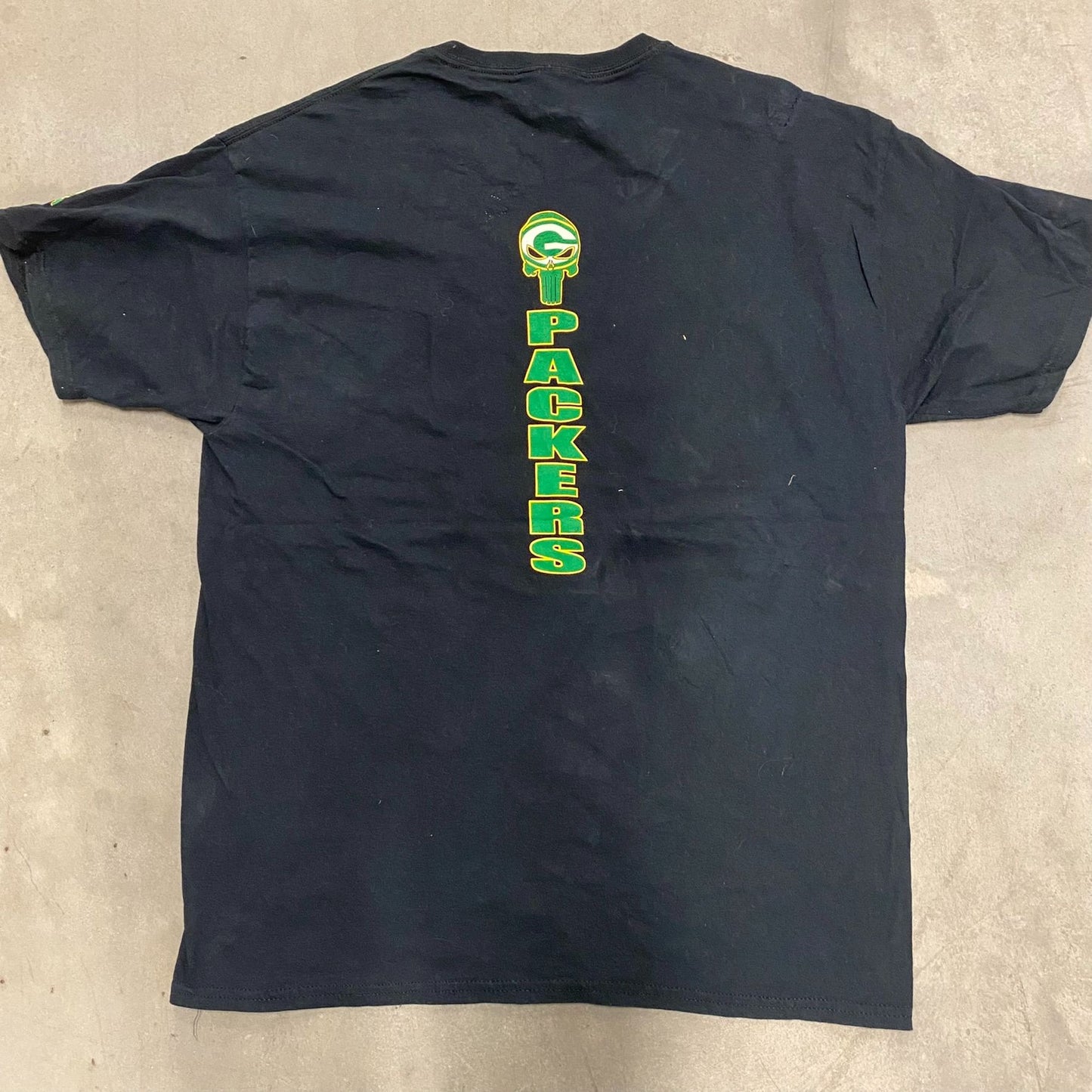 Green Bay Packers Skull T-Shirt