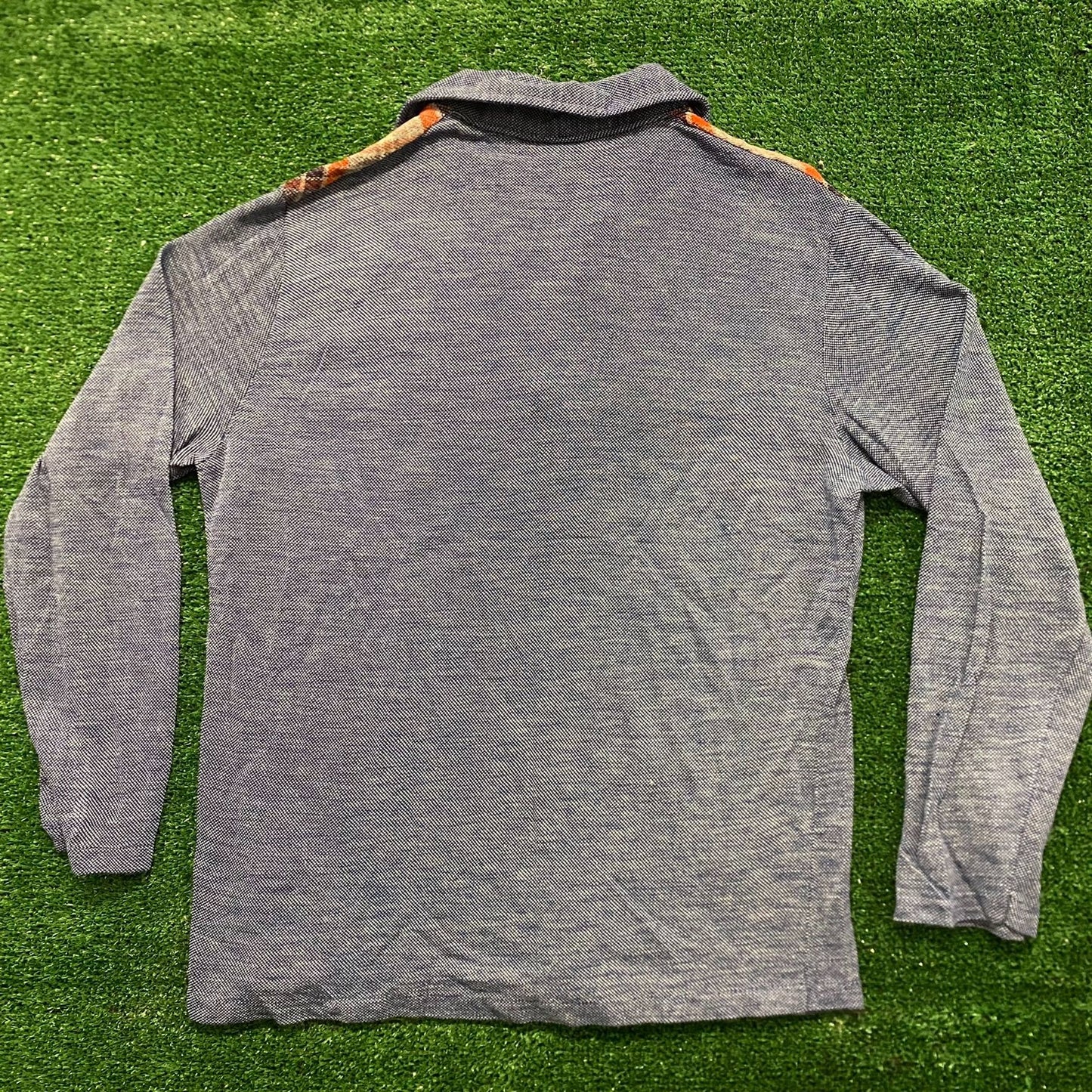 Plaid Vintage 80s Rugby Polo Shirt Sweater