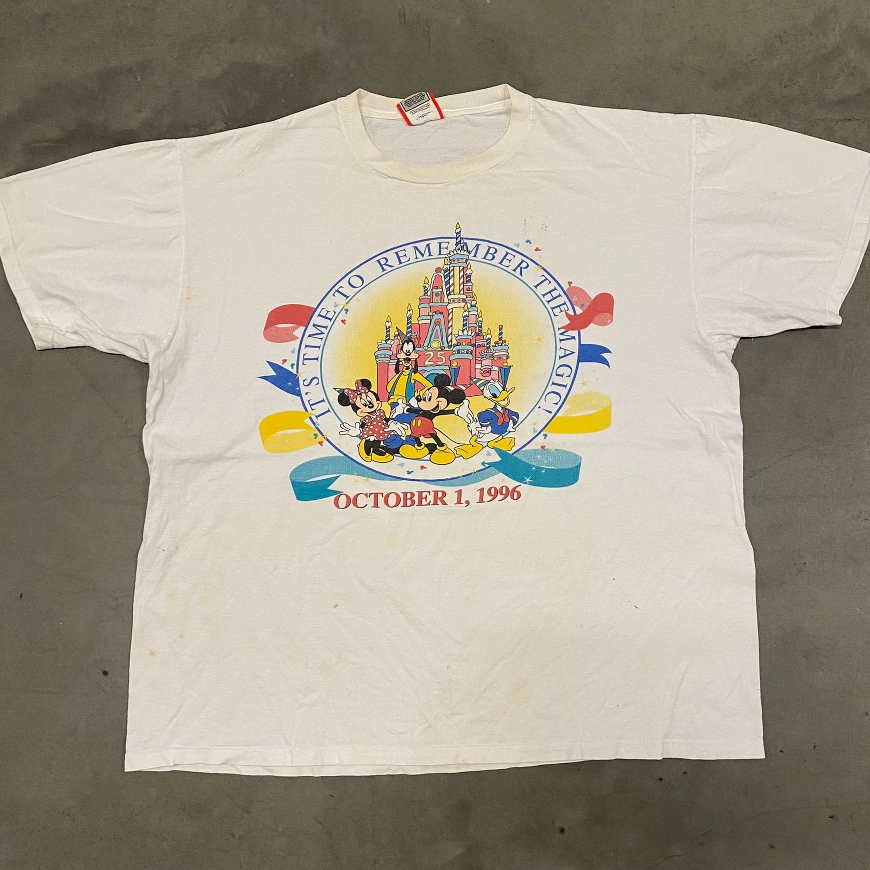 Disney World 25th Anniversary Vintage T-Shirt – Agent Thrift