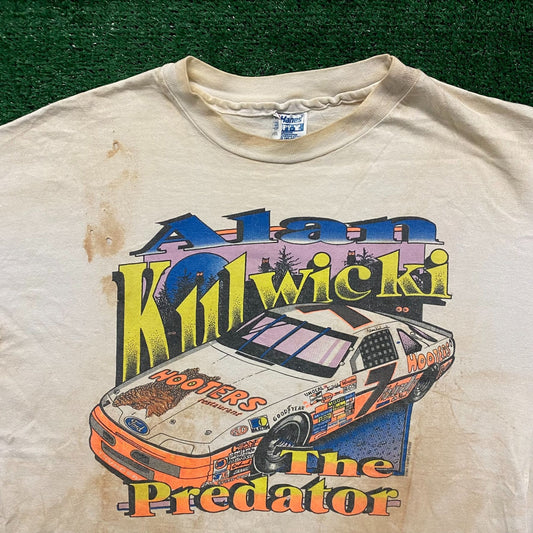 Hooters Racing Vintage 90s NASCAR T-Shirt