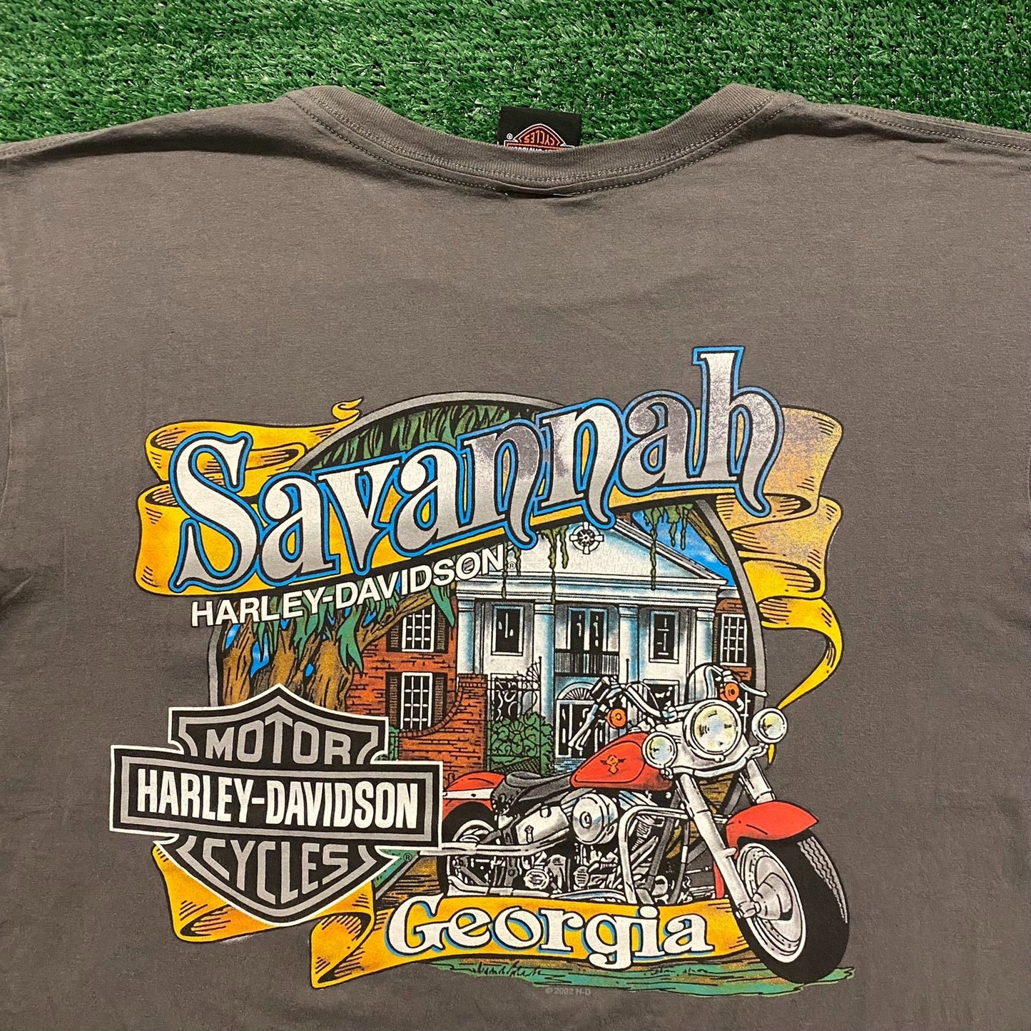 Harley Davidson Savannah Vintage Biker T-Shirt