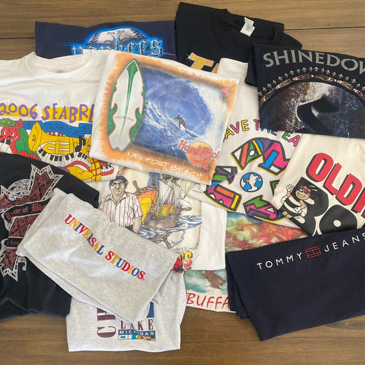 Vintage & Y2K Graphic Tee Mystery Box (3pc)