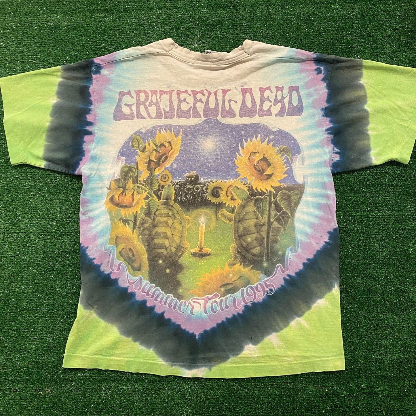 Grateful Dead Summer Tour 1995 Vintage 90s T-Shirt