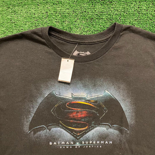 Batman Superman Vintage Comic Movie T-Shirt