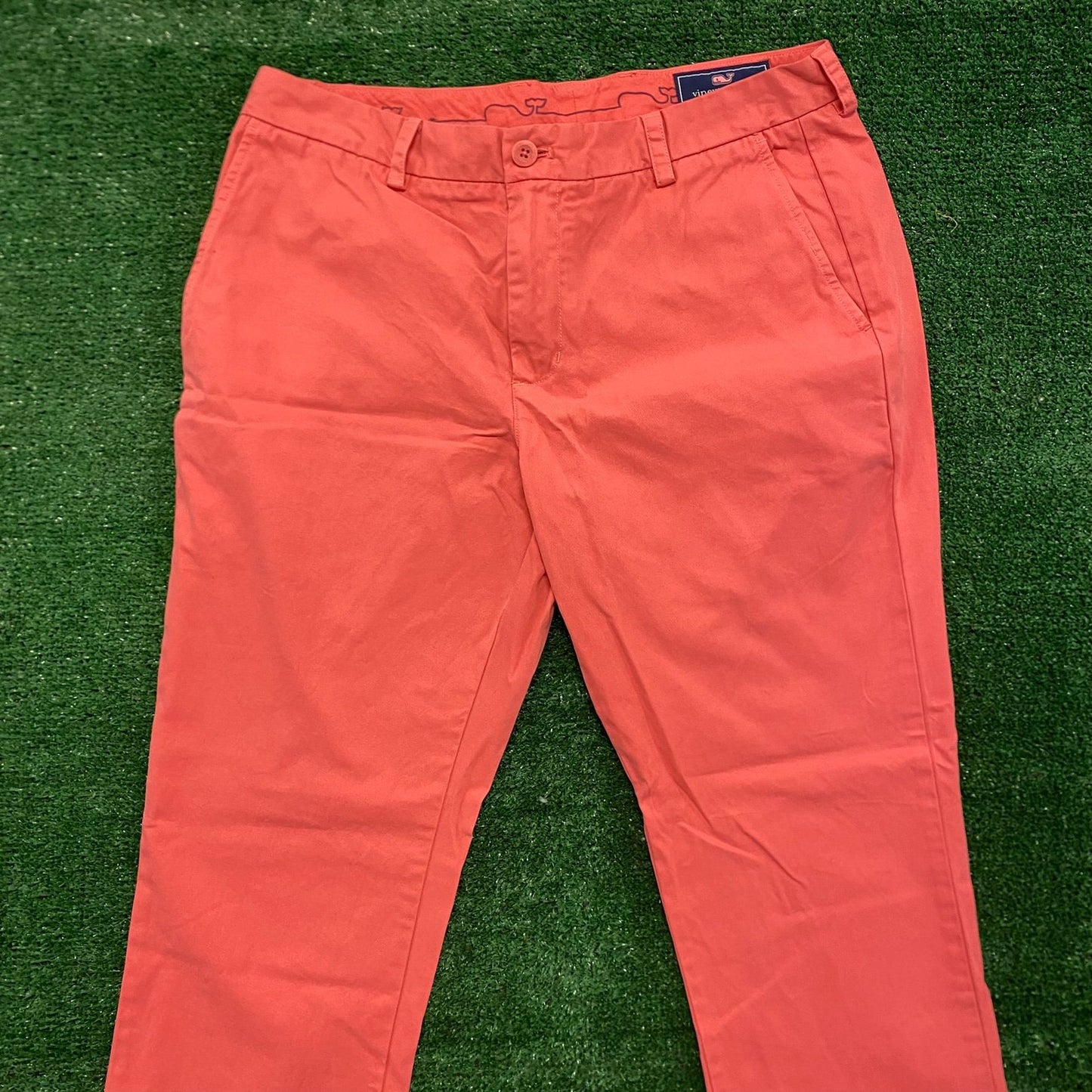 Vineyard Vines Salmon Pink Preppy Pastel Slacks Chino Pants