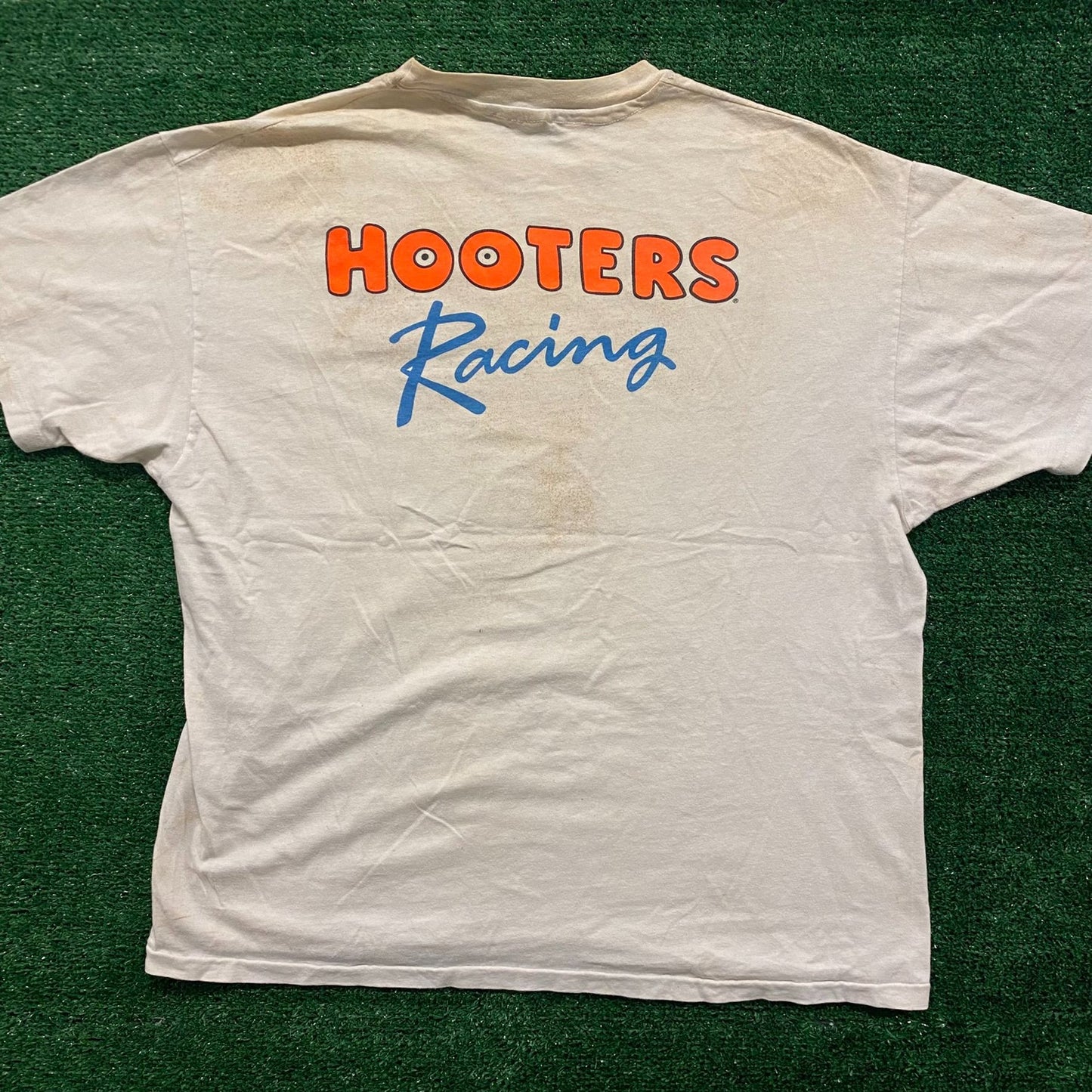 Hooters Racing Vintage 90s NASCAR T-Shirt
