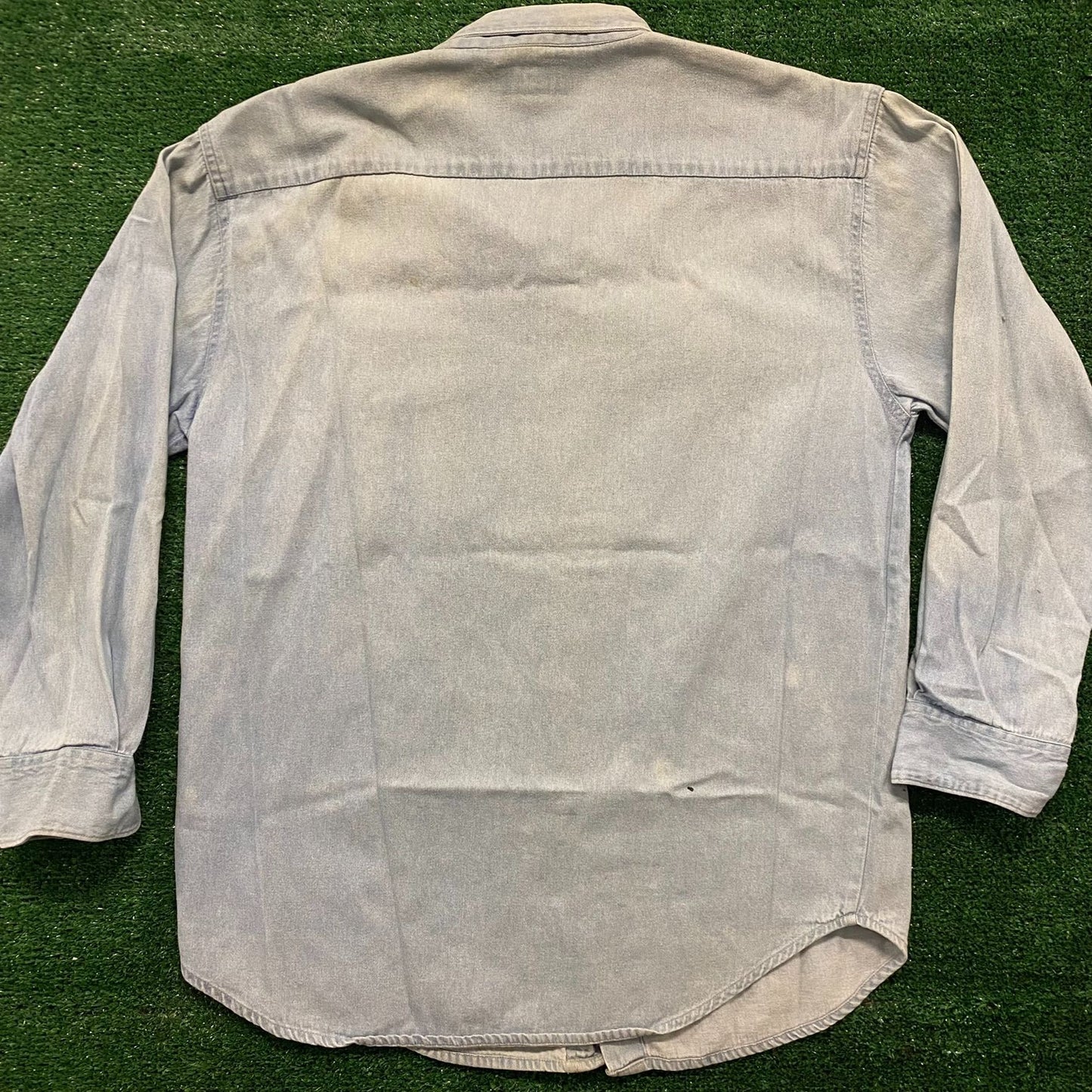 Fish Campus Store Vintage Denim Button Up Shirt