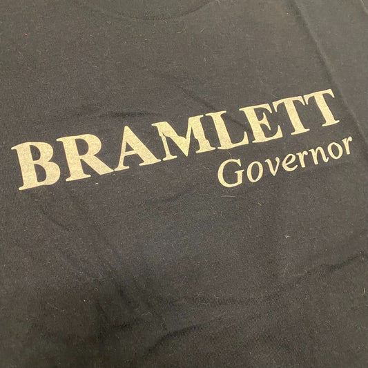Vintage 80s Essential Bramlett Governor Political Single Stitch T-Shirt