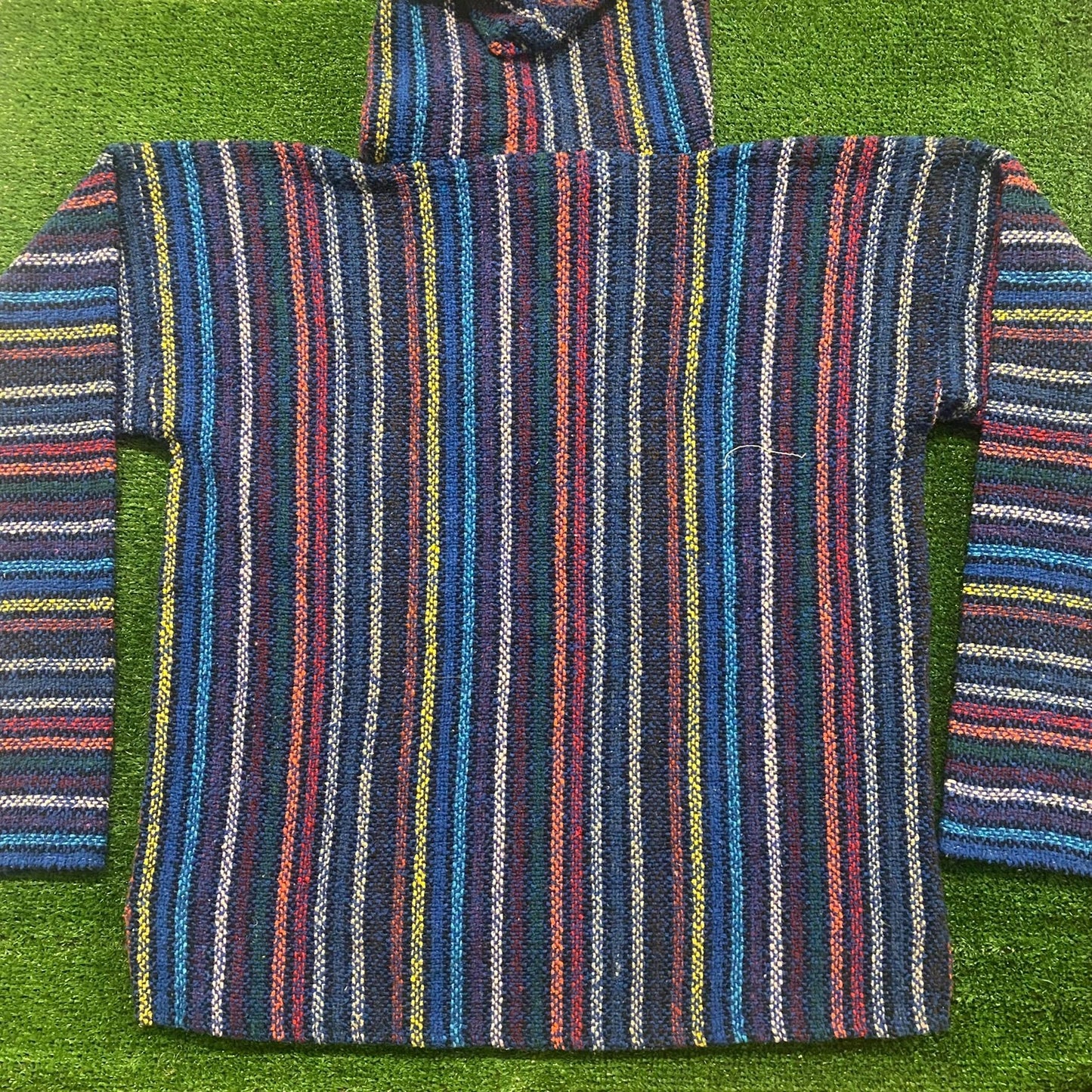 Striped Vintage Skater Baja Hoodie