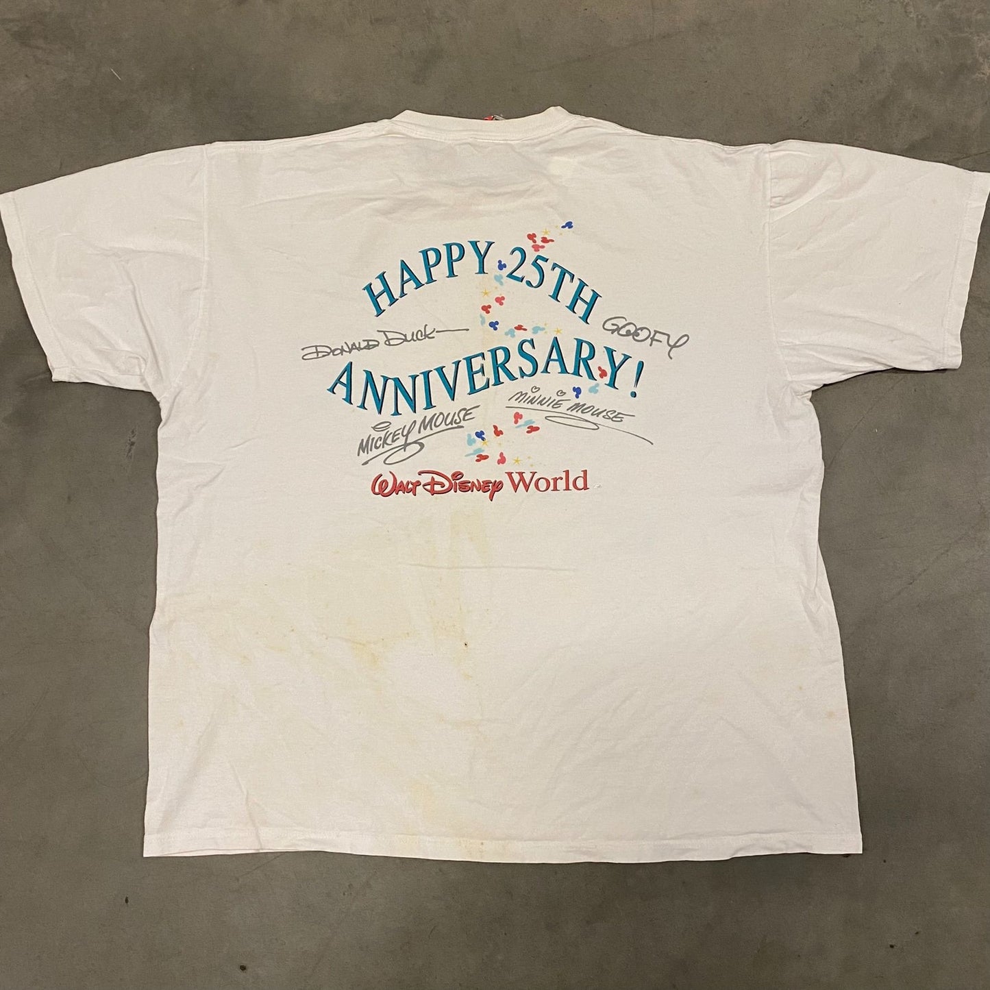 Disney World 25th Anniversary Vintage T-Shirt