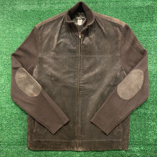 Chocolate Mocha Brown Leather Jacket