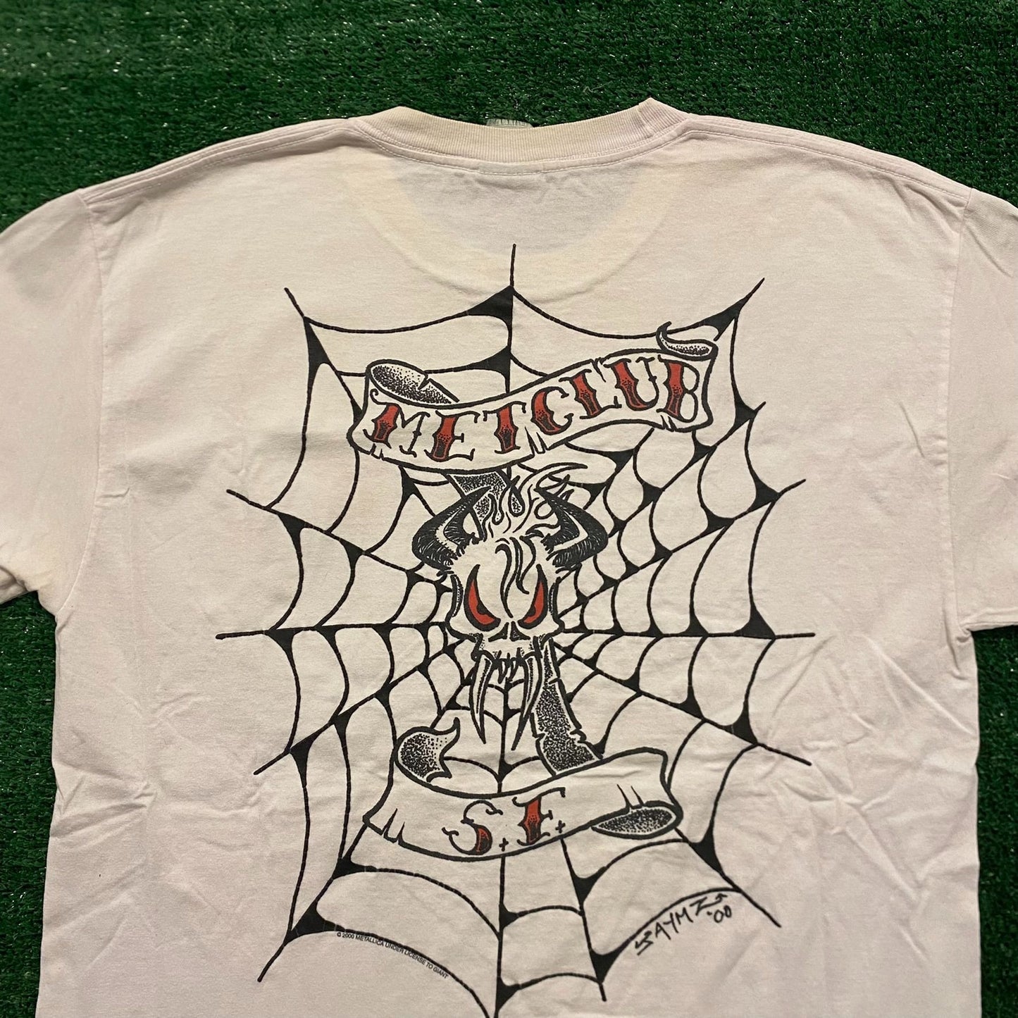 Metallica Club Vintage Metal Band T-Shirt