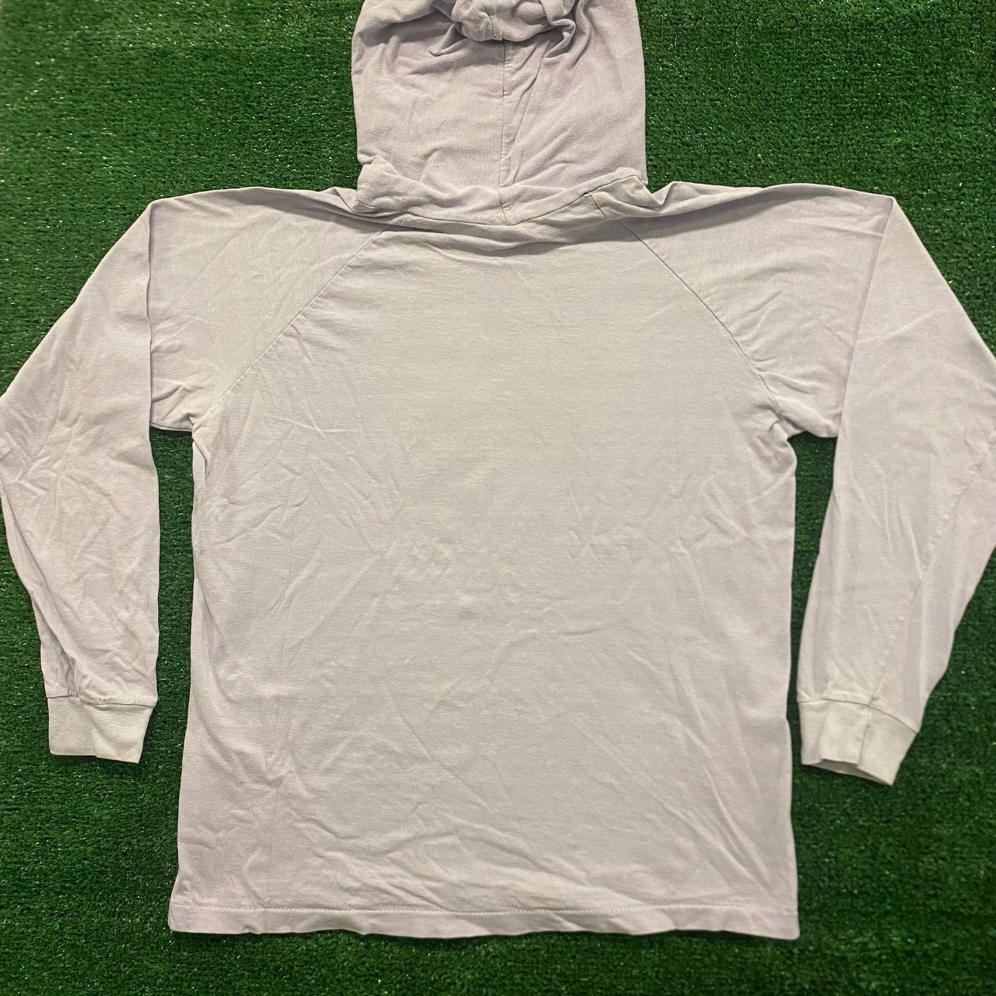 Vintage 80s Essential Bike Spell Out Single Stitch Hoodie