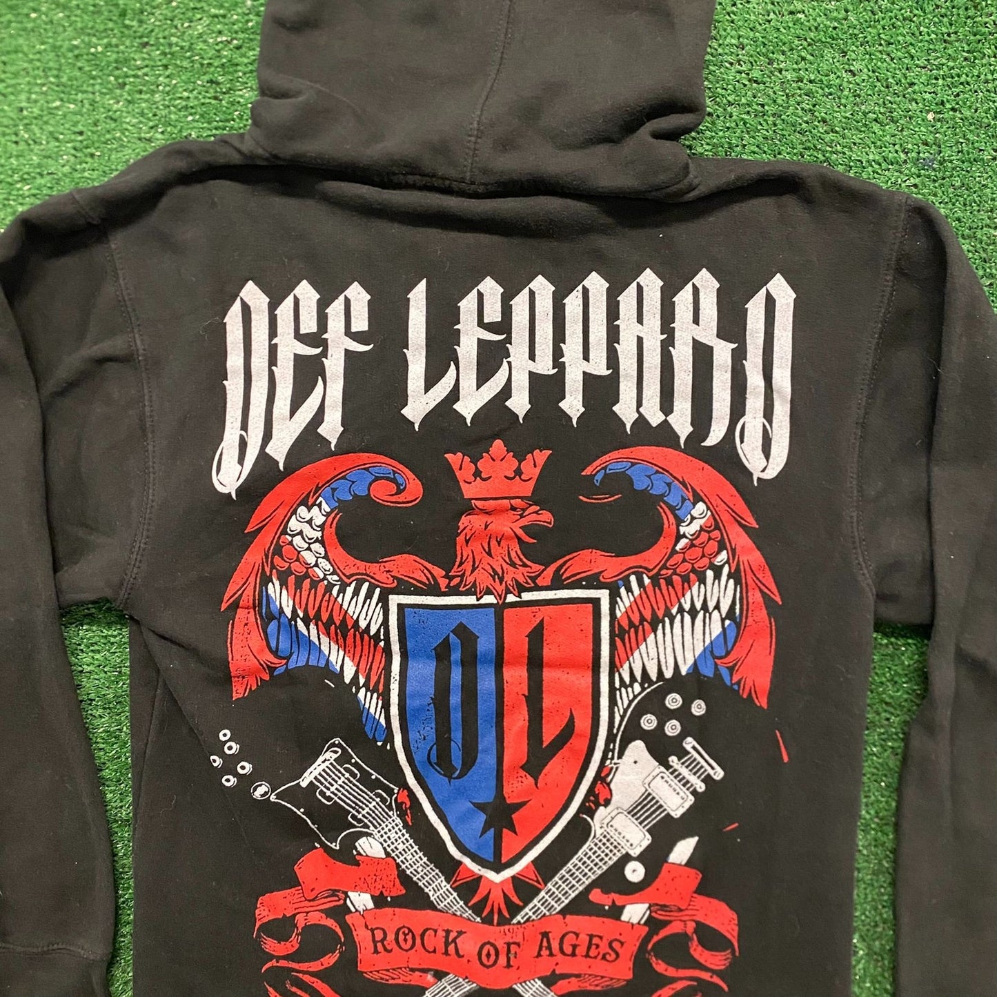 Def Leppard Vintage Rock Band Hoodie
