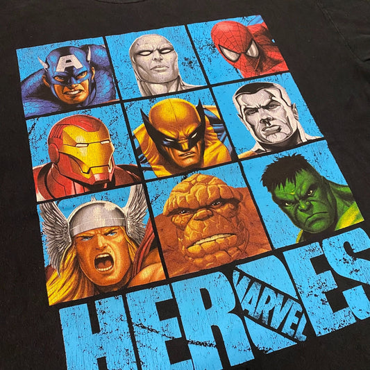 Marvel Comic Heroes Vintage T-Shirt