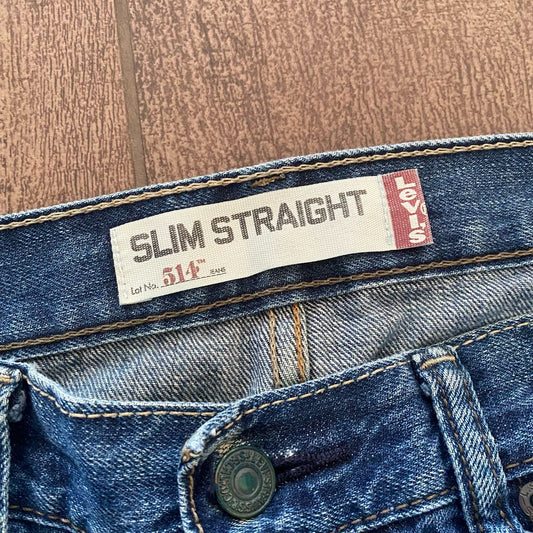 Levi 514 Slim Straight Jeans 32x30