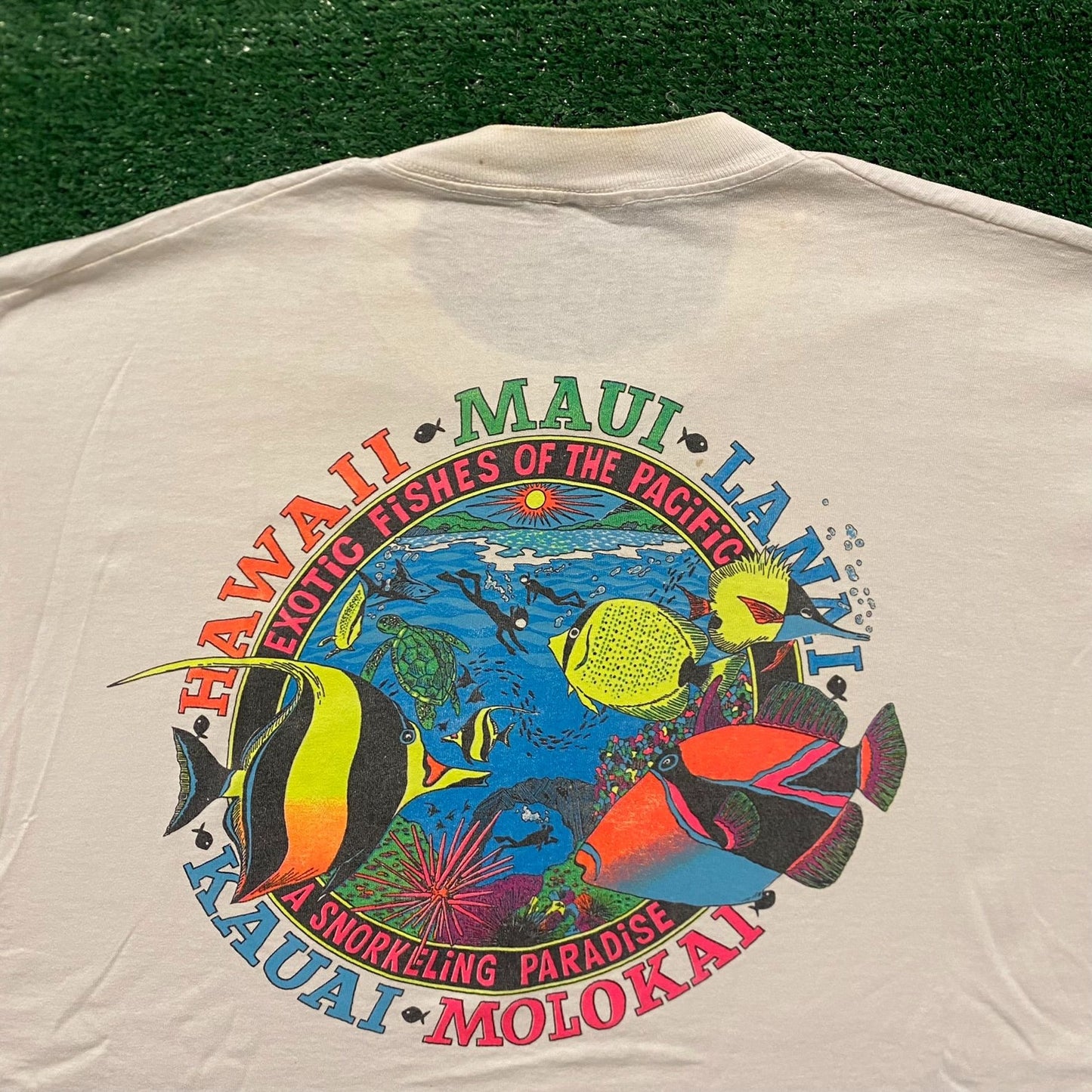 Hawaii Fish Vintage 90s Nature Animals T-Shirt