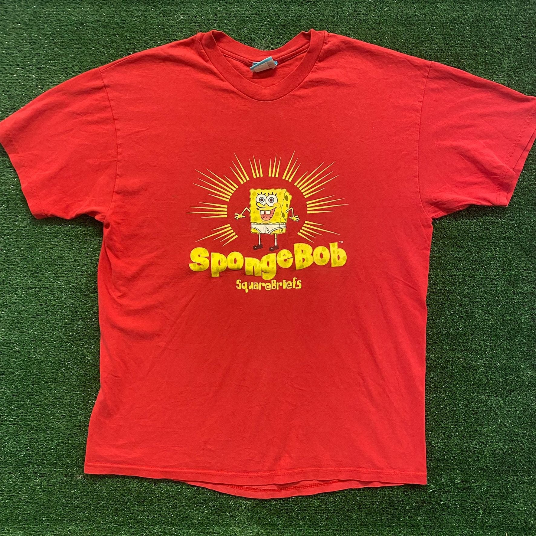 SpongeBob Vintage Y2K Nickelodeon Cartoon T-Shirt – Agent Thrift