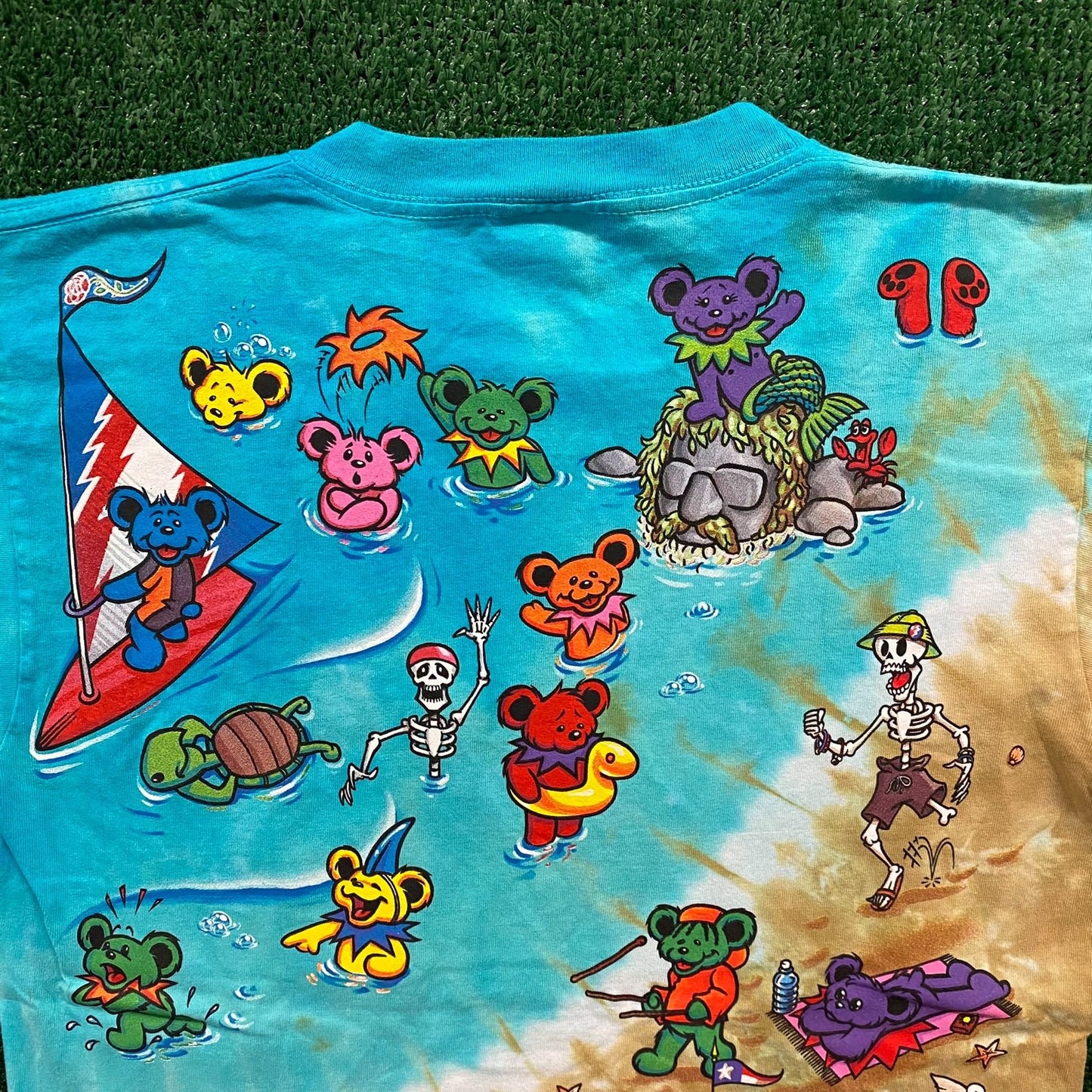 Liquid Blue Grateful Dead Vintage Band T-Shirt