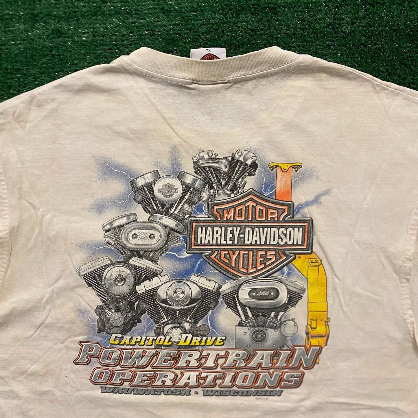 Harley Davidson Vintage Grunge Biker T-Shirt